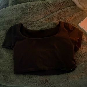 I’m selling a brown washed out crop top, it’s from shein